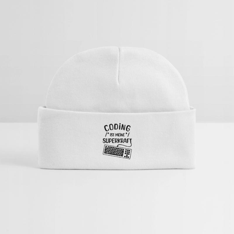 Computer Code Statement Developer Computergeek Baby Organic Beanie