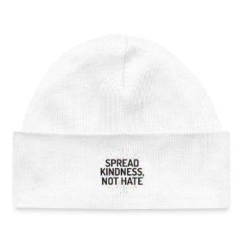 LGBT Pride Month - Spread Kindness Not Hate - Baby Organic Beanie - white - Front