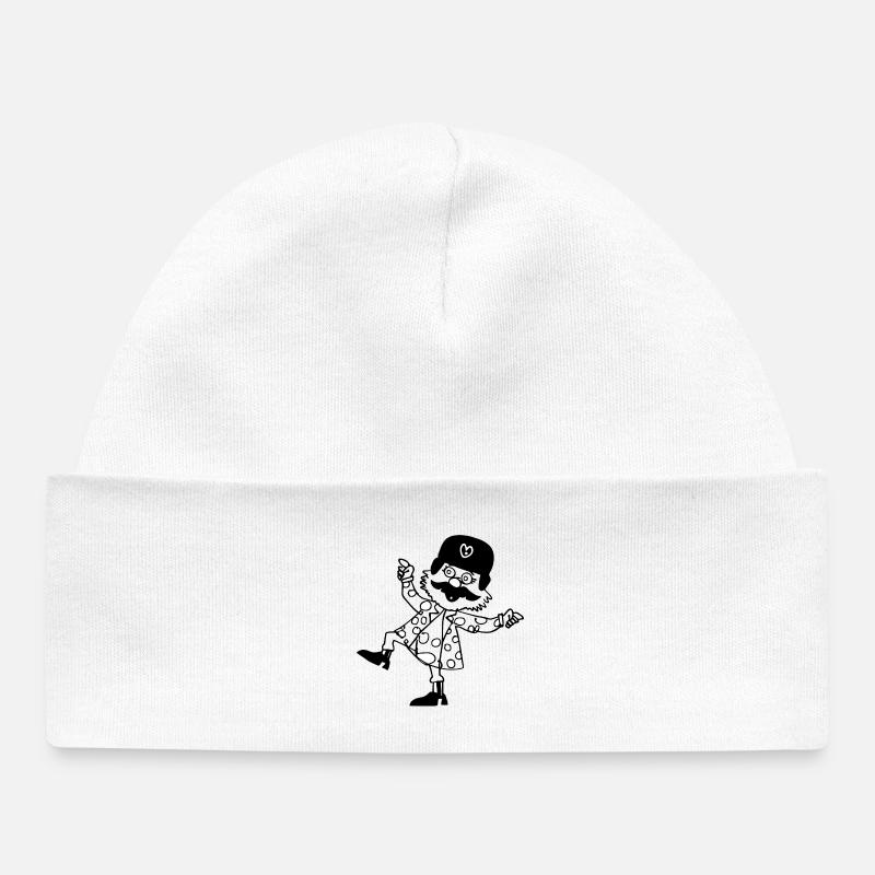 Bienvenue au cirque - Bonnet bébé bio - blanc