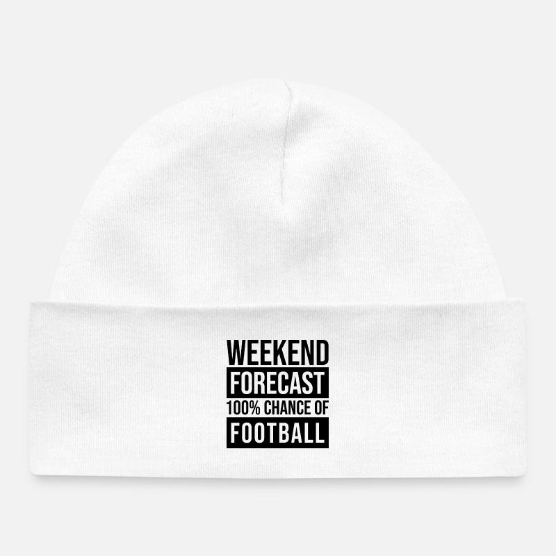 football - Bonnet bébé bio - blanc
