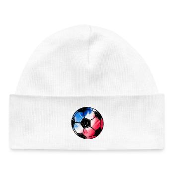 Football France - blue white red - Baby Organic Beanie - white - Front
