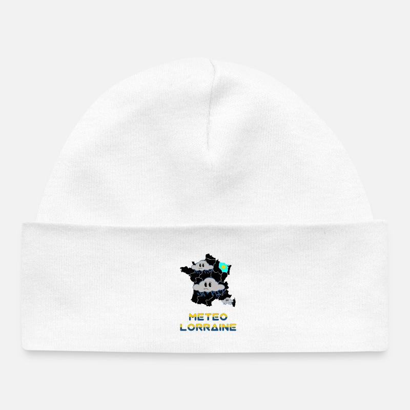 Météo Lorraine - Bonnet bébé bio - blanc