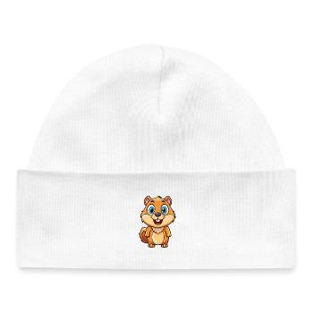 Gopher Cute Cartoon Character Kawaii Clipart - Baby Organic Beanie - white - Front