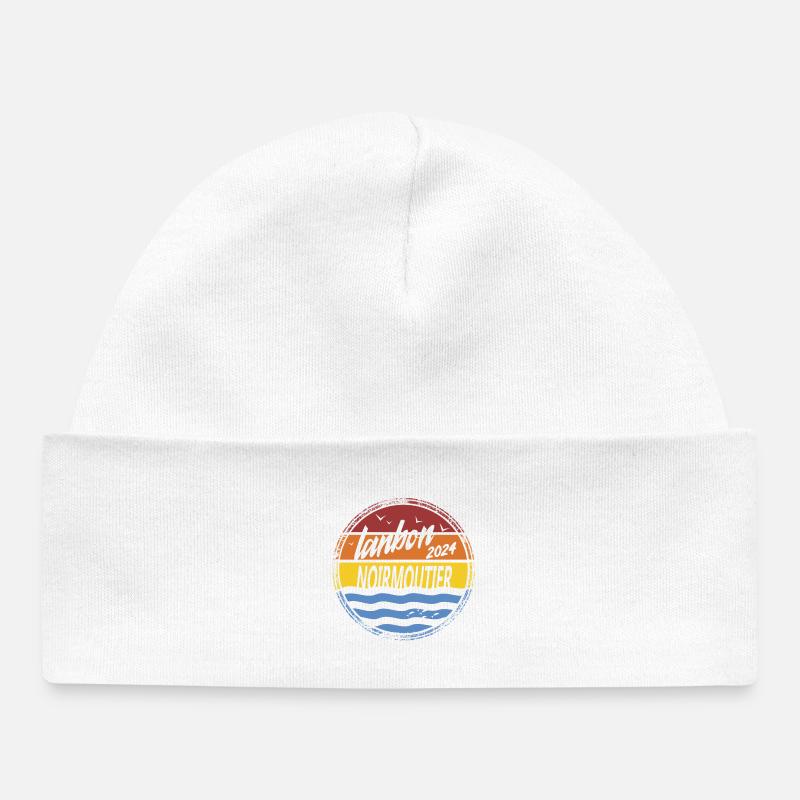 lanbon 2024 - Bonnet bébé bio - blanc