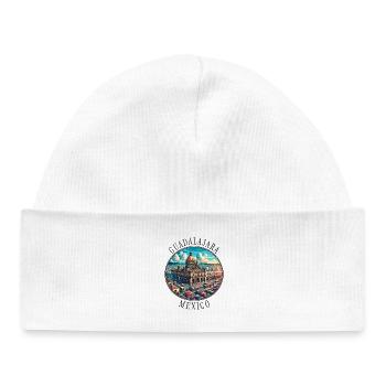 Guadalajara Mexico travel design - Baby Organic Beanie - white - Front