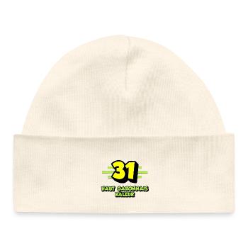 Haut Garonnais râleur - Bonnet bébé bio - blanc - Devant