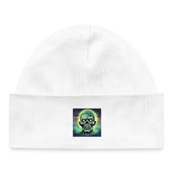 halloween, zombie, scary - Baby Organic Beanie - white - Front