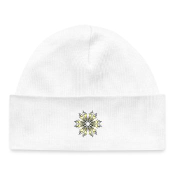 Ornament - Baby Organic Beanie - white - Front