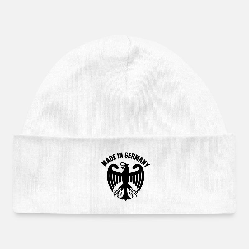 Fabriqué en Allemagne - Bonnet bébé bio - blanc