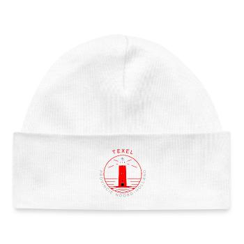 Chemise Texel Lighthouse Coordinates - Bonnet bébé bio - blanc - Devant