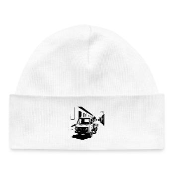Multifonctionnel Power Retro - Bonnet bébé bio - blanc - Devant