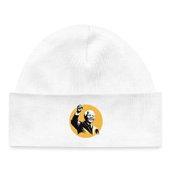Nelson Mandela | Inspiration - Bonnet bébé bio - blanc - Devant