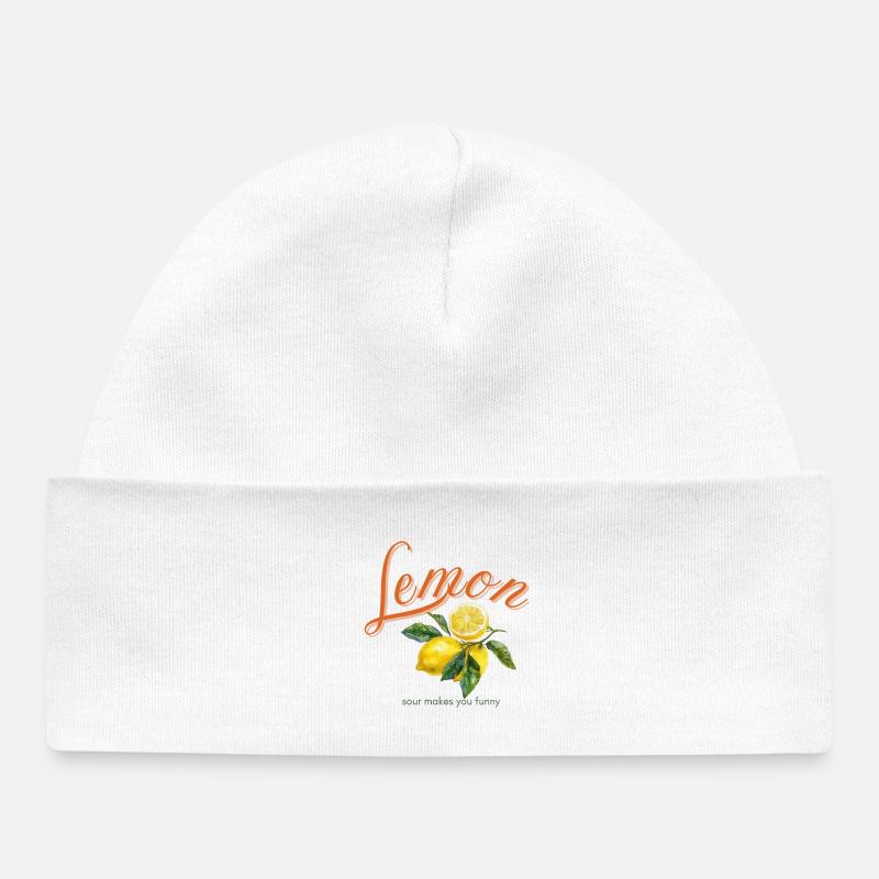 Lemon - Baby Organic Mütze - Weiß