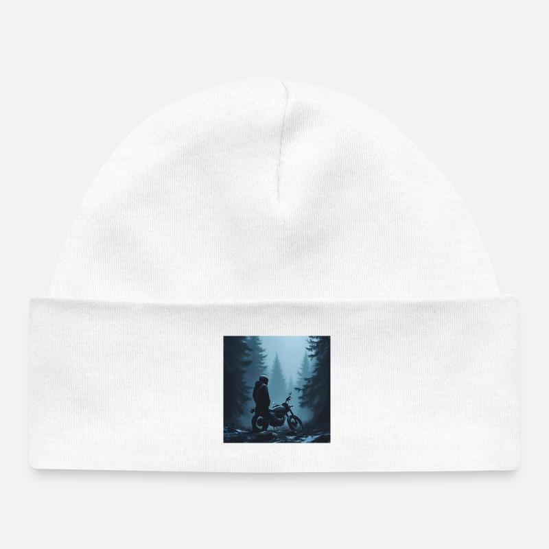 Brume septentrionale - Bonnet bébé bio - blanc