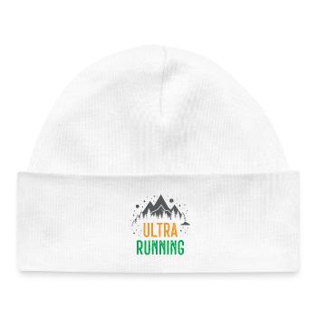 Ultra Running - Bonnet bébé bio - blanc - Devant