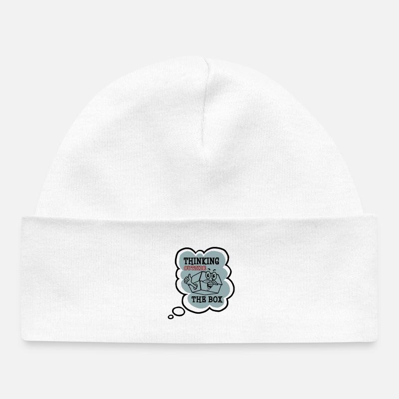 Sortir des sentiers battus - Bonnet bébé bio - blanc