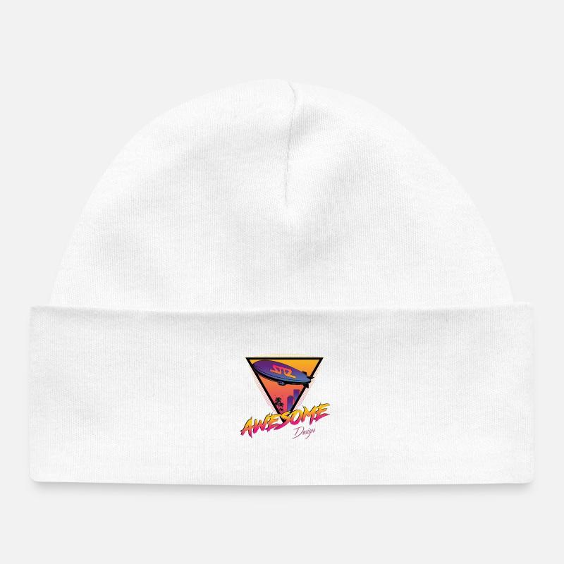 Dirigeable - Bonnet bébé bio - blanc