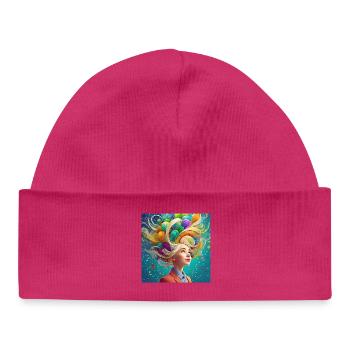 Imagination is power - Baby Organic Beanie - white - Front