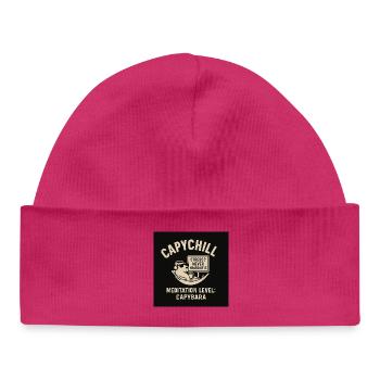 CapyChill Stress-Free Relax Shirt - Baby Organic Beanie - white - Front