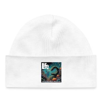 Cycle de vie Monde sous-marin Illustration - Bonnet bébé bio - blanc - Devant