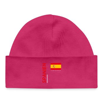 Grenade - Bonnet bébé bio - hot pink - Devant