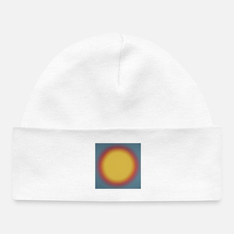 Sun_002 - Bonnet bébé bio - blanc