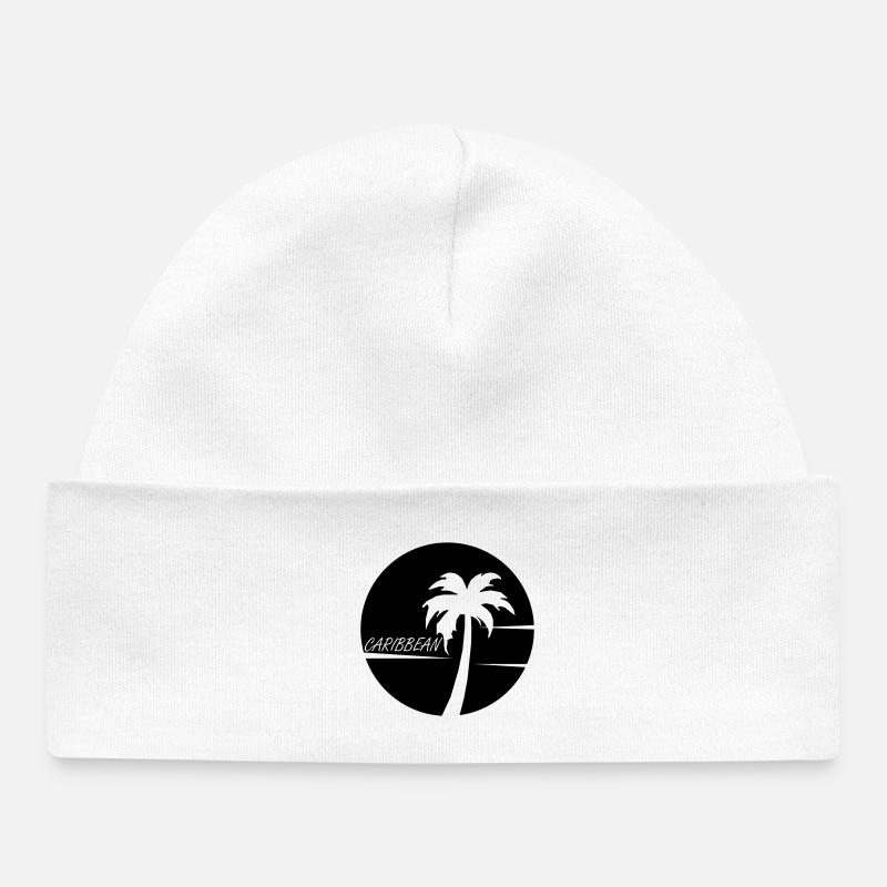 CARIBBEAN - Bonnet bébé bio - blanc
