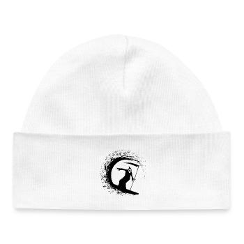 Death and surfing - Baby Organic Beanie - white - Front