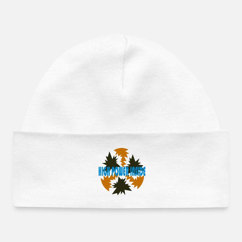 Haute puissance de Cean - Bonnet bébé bio - blanc