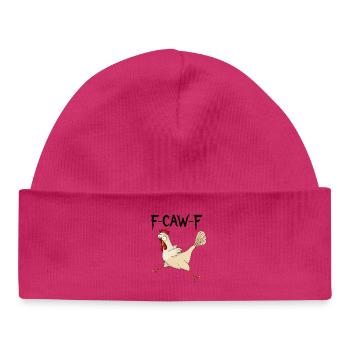 F caw F Huhn - Baby Organic Mütze - Weiß - Vorne