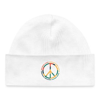 human rights - Baby Organic Beanie - white - Front