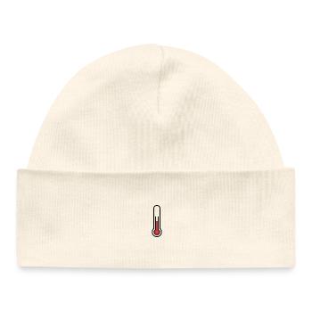 Fever Thermometer | Medicine & Health Icon - Baby Organic Beanie - white - Front