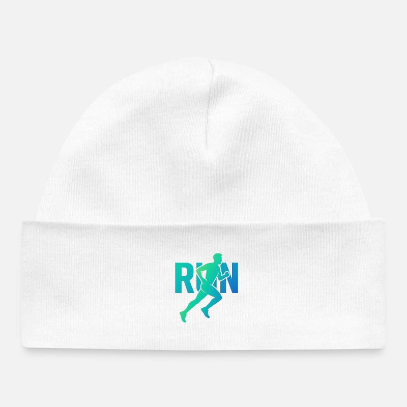 Running dynamique - Bonnet bébé bio - blanc