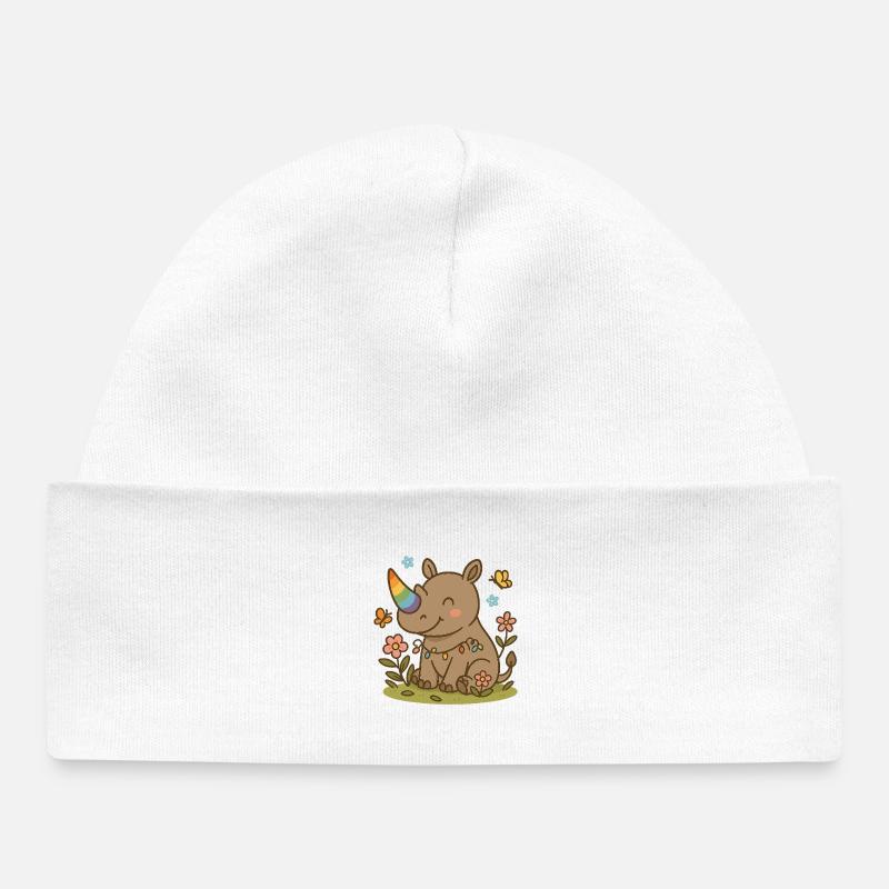 Spring_Rhino_Rhinova_Seasons_Collection - Bonnet bébé bio - blanc