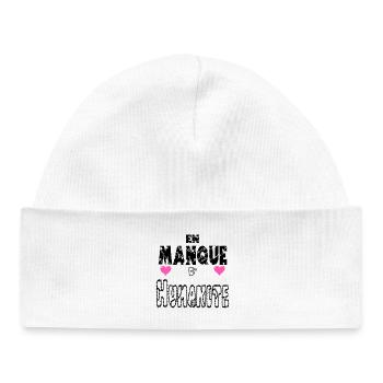 Lacking humanity - Baby Organic Beanie - white - Front