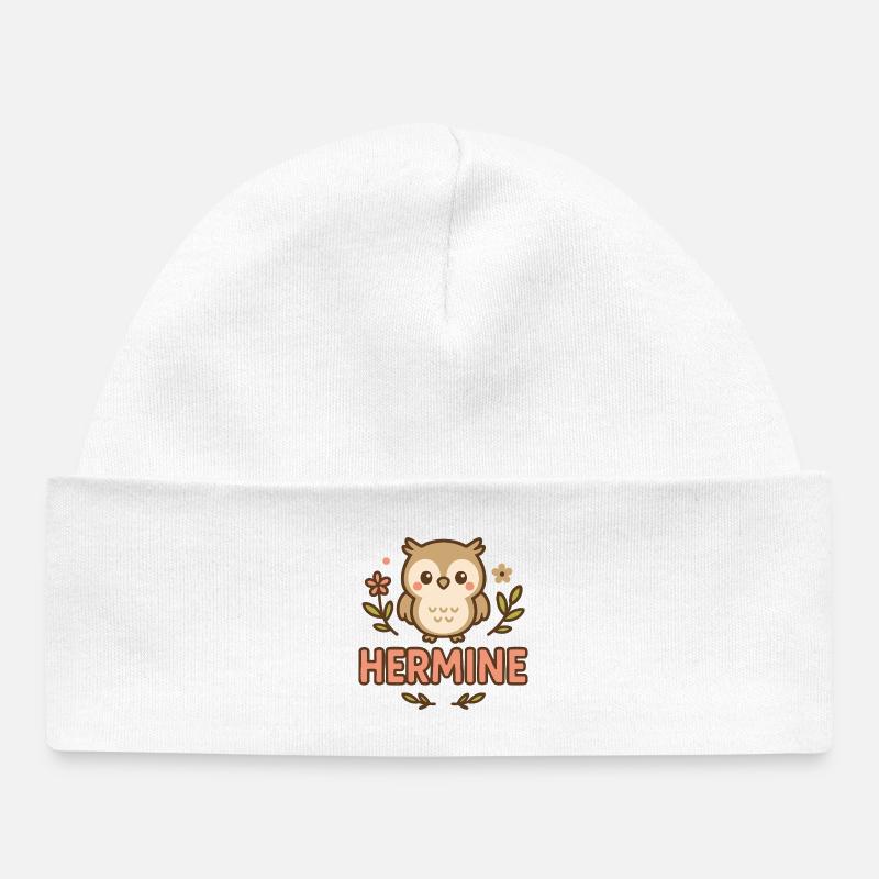 Hermione - Bonnet bébé bio - blanc