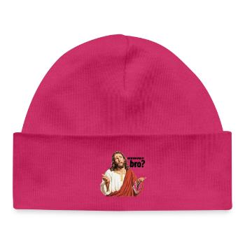 Seriously bro - Baby Organic Beanie - white - Front