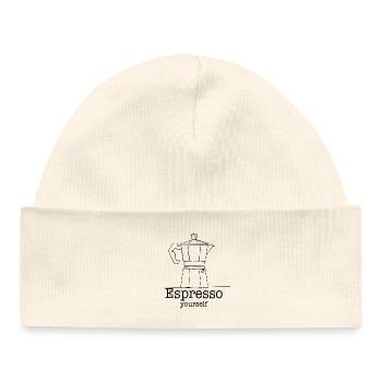 Espresso vous-même - Bonnet bébé bio - blanc - Devant