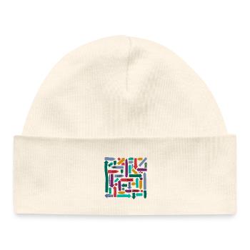You are not lost, you are here - Baby Organic Beanie - white - Front