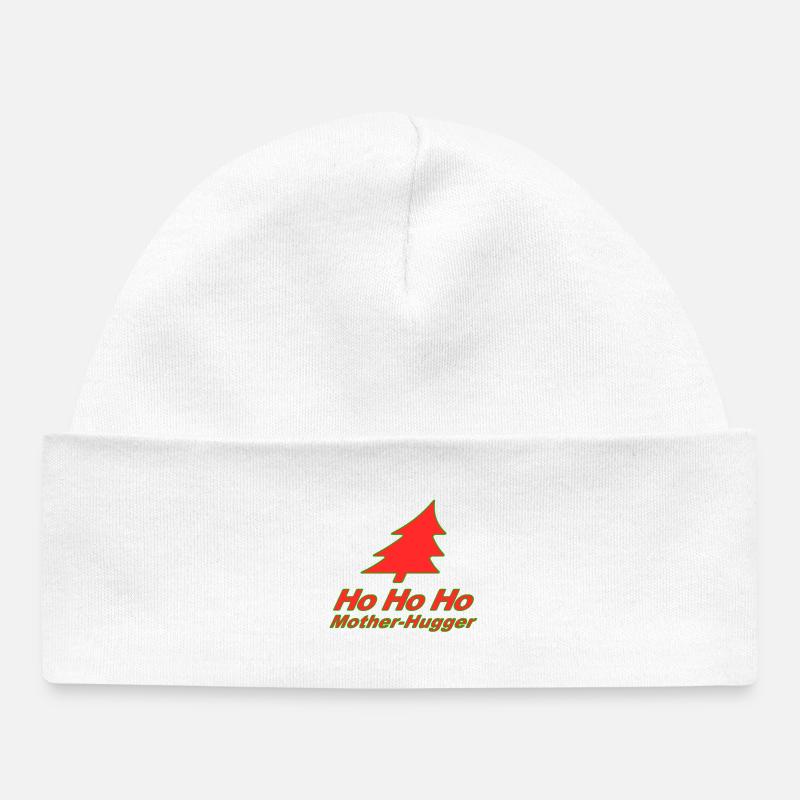 C’est Noël encore, espèce de Câline de Mère ! - Bonnet bébé bio - blanc