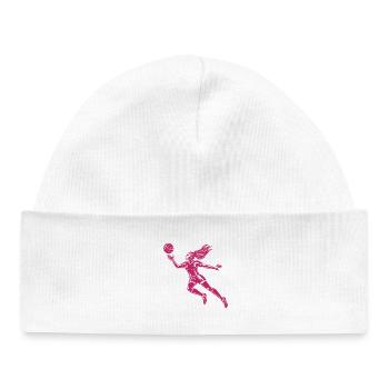 Joueuse de volley-ball - Bonnet bébé bio - blanc - Devant