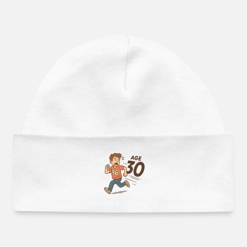 Né en 96 – Pas prêt pour 30 ans - Bonnet bébé bio - blanc