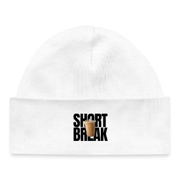 Short Break - Baby Organic Beanie - white - Front