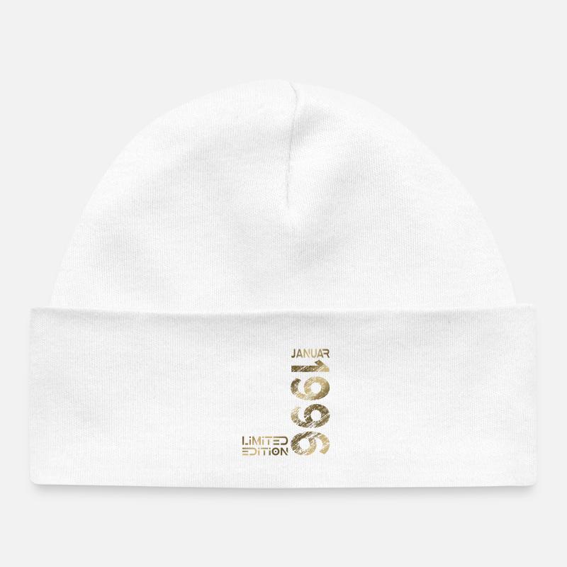 Janvier 1996 Édition limitée 30e anniversaire - Bonnet bébé bio - blanc