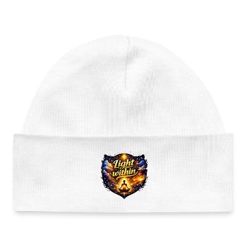 Light within - Baby Organic Beanie - white - Front