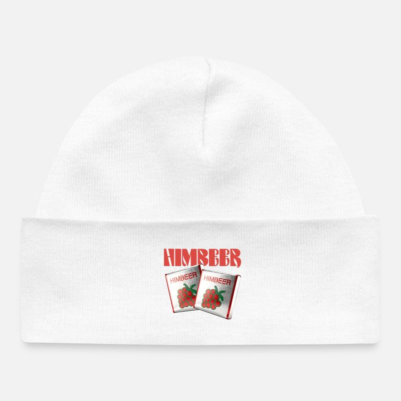 Framboise Halloren Frukas - Bonnet bébé bio - blanc