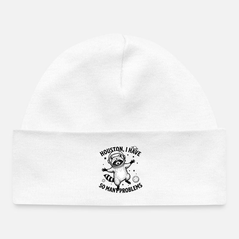 Ours à problèmes - Bonnet bébé bio - blanc