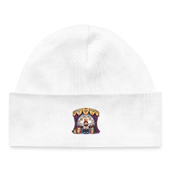Magie du Marché : Le Marchand de la Coupe - Bonnet bébé bio - blanc - Devant