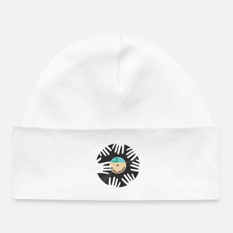 Disco Oasi Tropical - Bonnet bébé bio - blanc