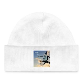 Sky Is The Limit Hoops - Baby Organic Beanie - white - Front